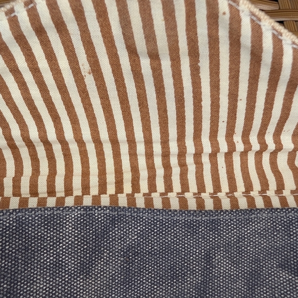 Primitives By Kathy Canvas Crossbody Bag Faux Leather Shoulder Strap Feathers - Picture 16 of 16